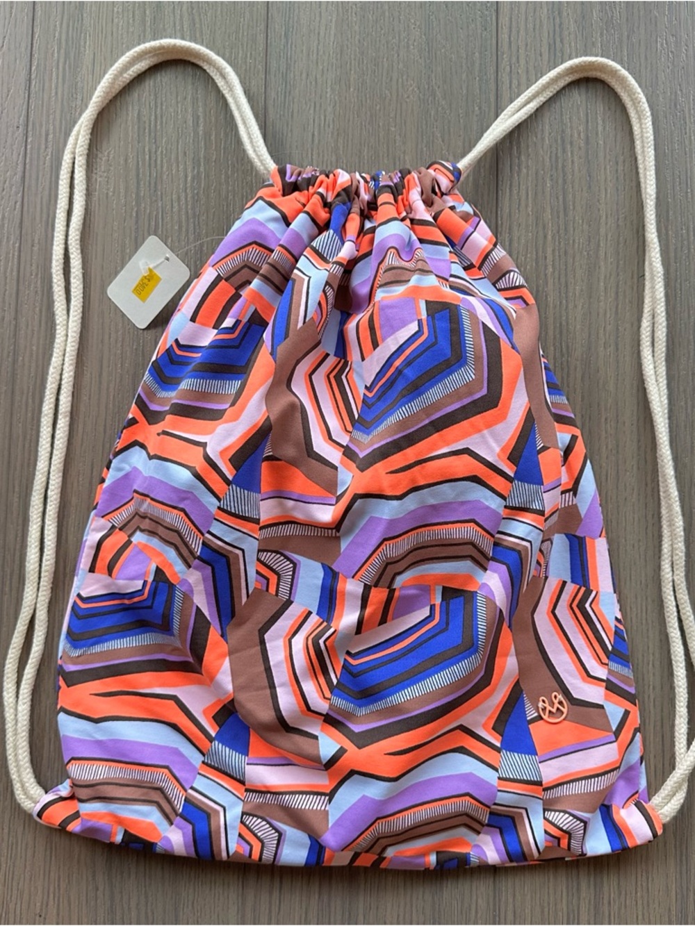 NWT Maaji Drawstring Backpack in Bright Colors